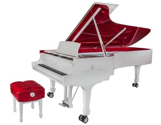 Red Pops for (RED) Parlor Grand Piano, Steinway & Sons