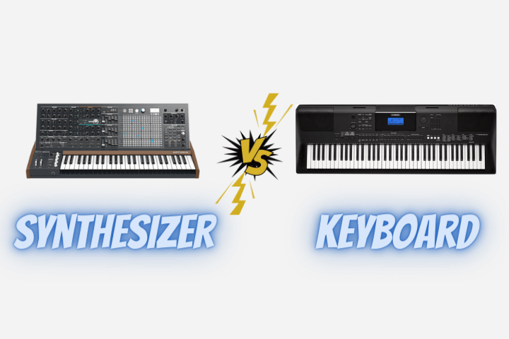 difference between synthesizer and keyboard
