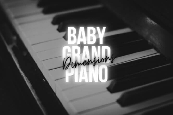 baby grand piano dimensions