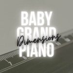 baby grand piano size